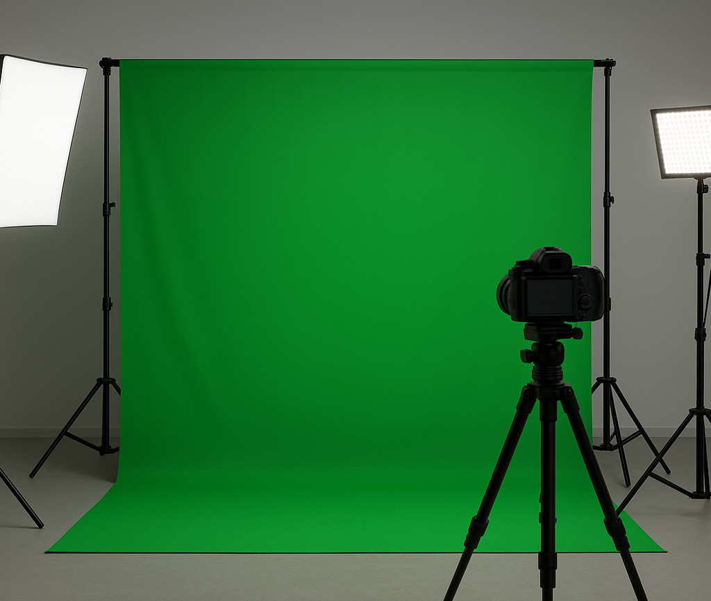 Fond Vert Professionnel pour Studio photo et vidéo