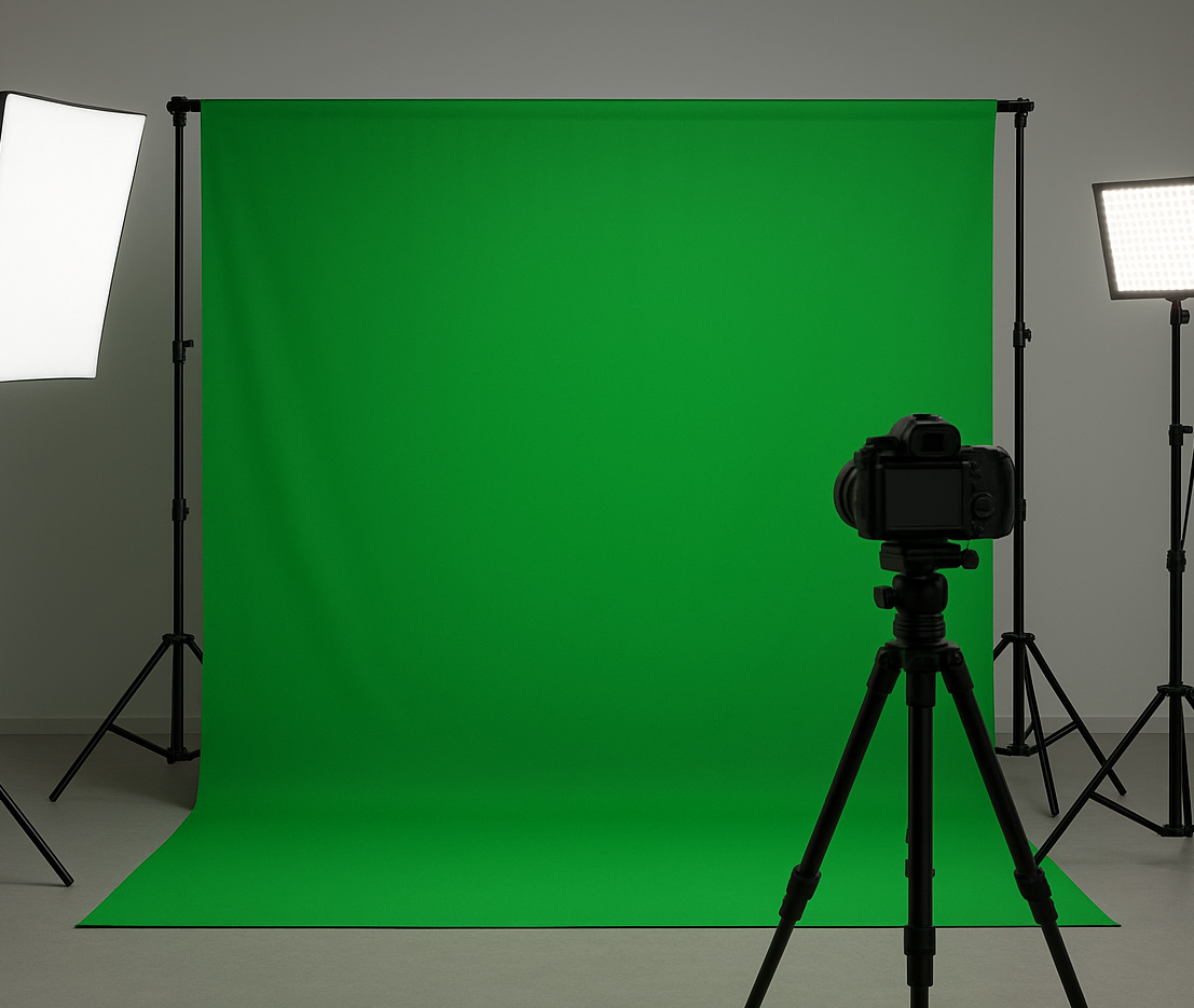 Fond Vert Professionnel pour Studio photo et vidéo