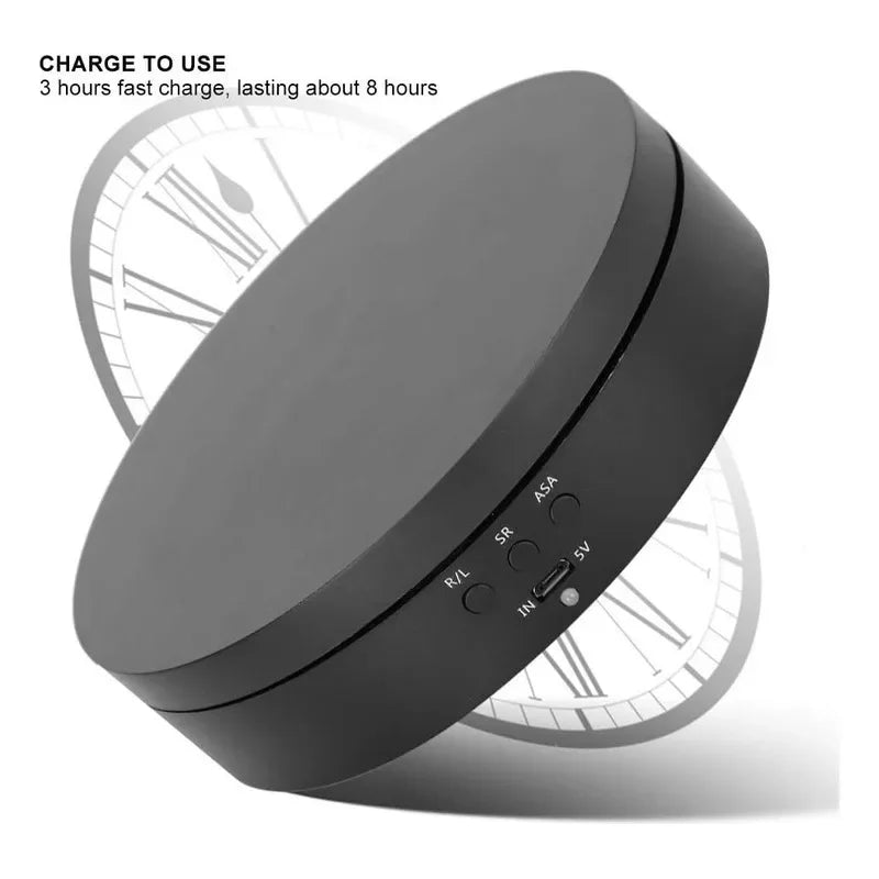 Présentoir rotatif motorisé – Plateau tournant à trois vitesses